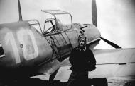 Asisbiz Messerschmitt Bf 109E3 1.JG54 White 10 parked Eindhoven Belgium 1940 01