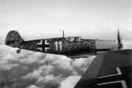Asisbiz Messerschmitt Bf 109E4 4.JG54 White 11 in flight 1941 eBay 01
