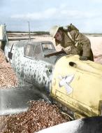 Asisbiz Messerschmitt Bf 109E1 7.JG54 White 13 Arno Zimmermann WNr 3576 crash landed Lydd Oct 27 1940 03