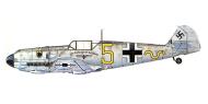 Asisbiz Messerschmitt Bf 109E4 9.JG54 Yellow 5 Waldemar Wubke France 1941 0B