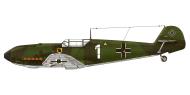 Asisbiz Messerschmitt Bf 109E3 1.JG76 White 1 WNr 1304 Frankfurt 1939 0B