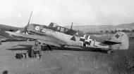 Asisbiz Messerschmitt Bf 109E7 8.JG77 Triangle Black L ex 2.LG2 Balkans Apr 1941 01