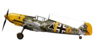 Asisbiz Messerschmitt Bf 109E7B 3.LG2 Triangle Yellow O taken over by 9.JG77 Balkans 1941 0A