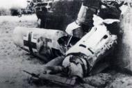 Asisbiz Messerschmitt Bf 109E7B ErgGr JG77 Red 25 Johannes Hans Pichler WNr 1963 salvaged remains Greece 22nd May 1941 01