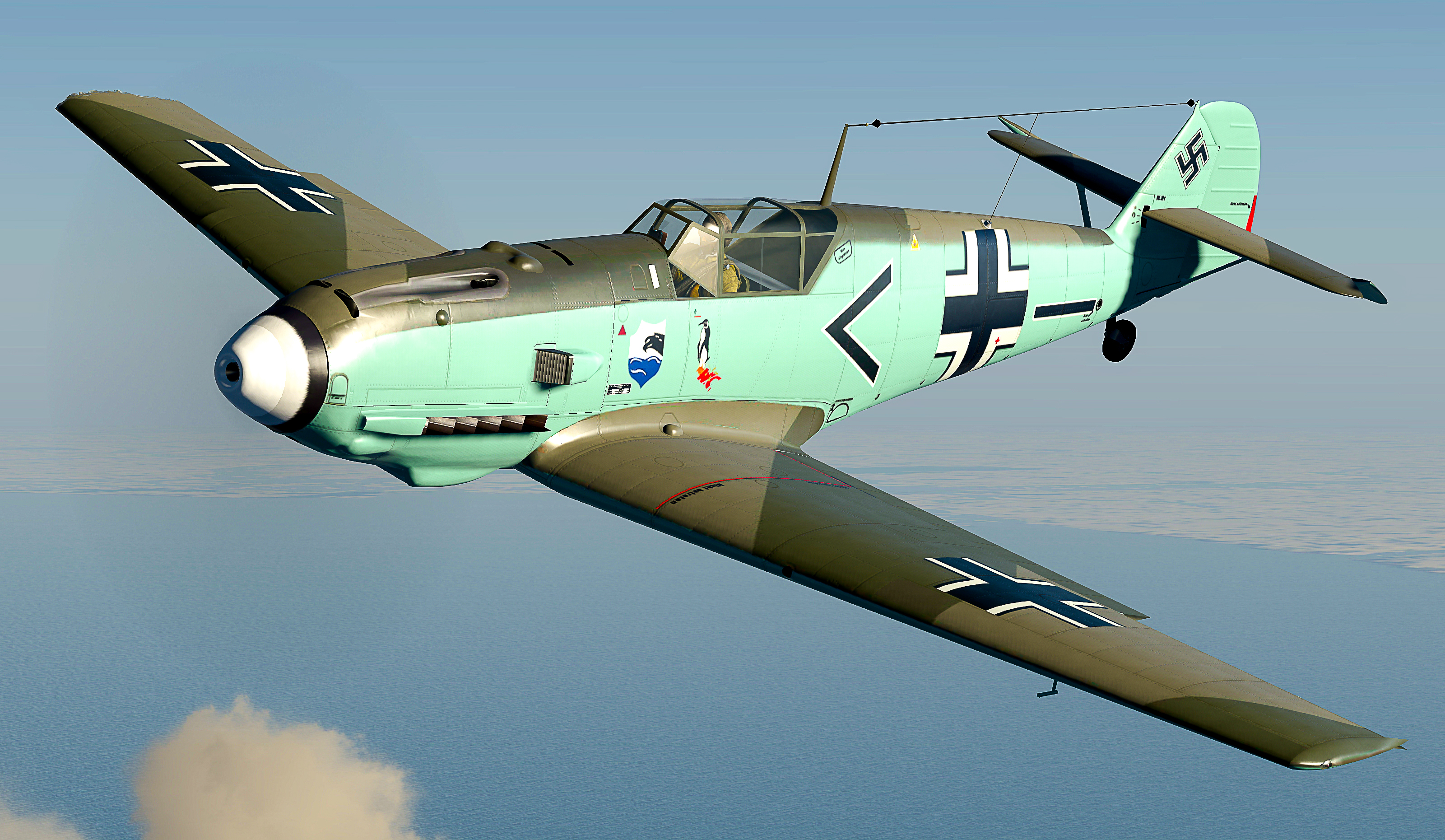 COD asisbiz Bf 109E4 Stab II.JG77 Adj Horst Carganico Kristiansand Apr 1940 V03