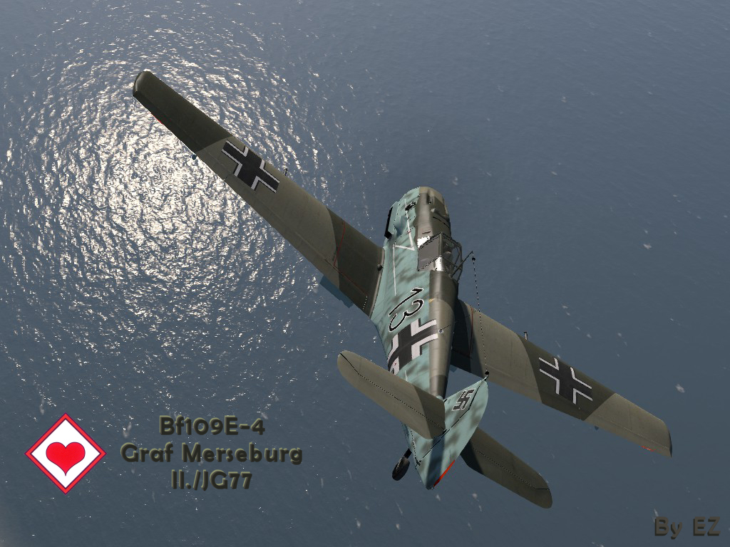 COD EZ Bf 109E4 2.JG77 B13 France 1940 V0A