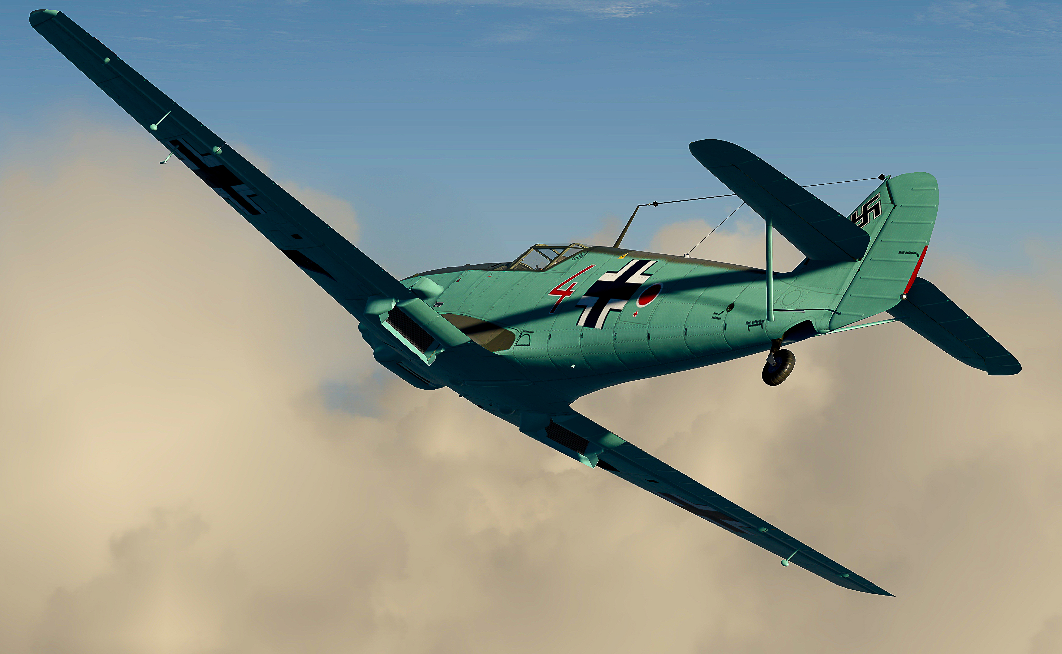 COD asisbiz Bf 109E1 2.JG77 Red 4 German 1940 V02