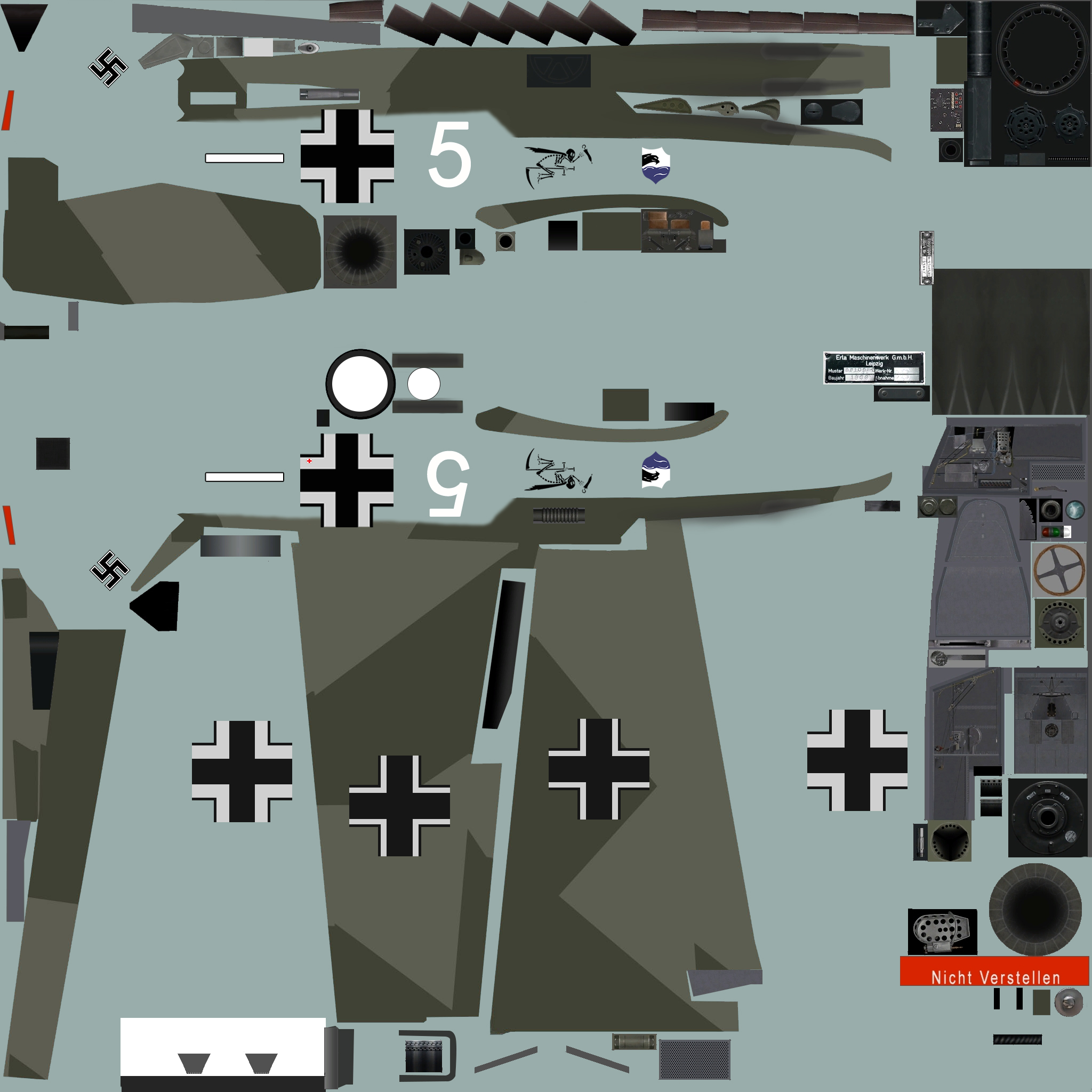 COD asisbiz Bf 109E1 4.JG77 White 5 Norway 1940