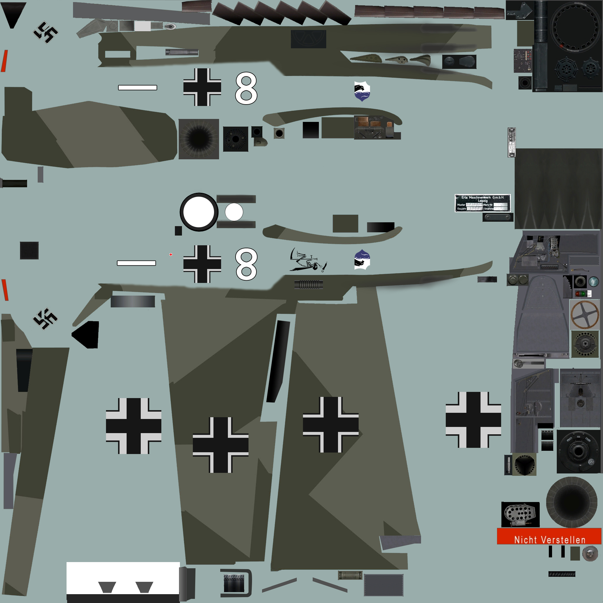 COD asisbiz Bf 109E1 4.JG77 White 8 Norway 1940