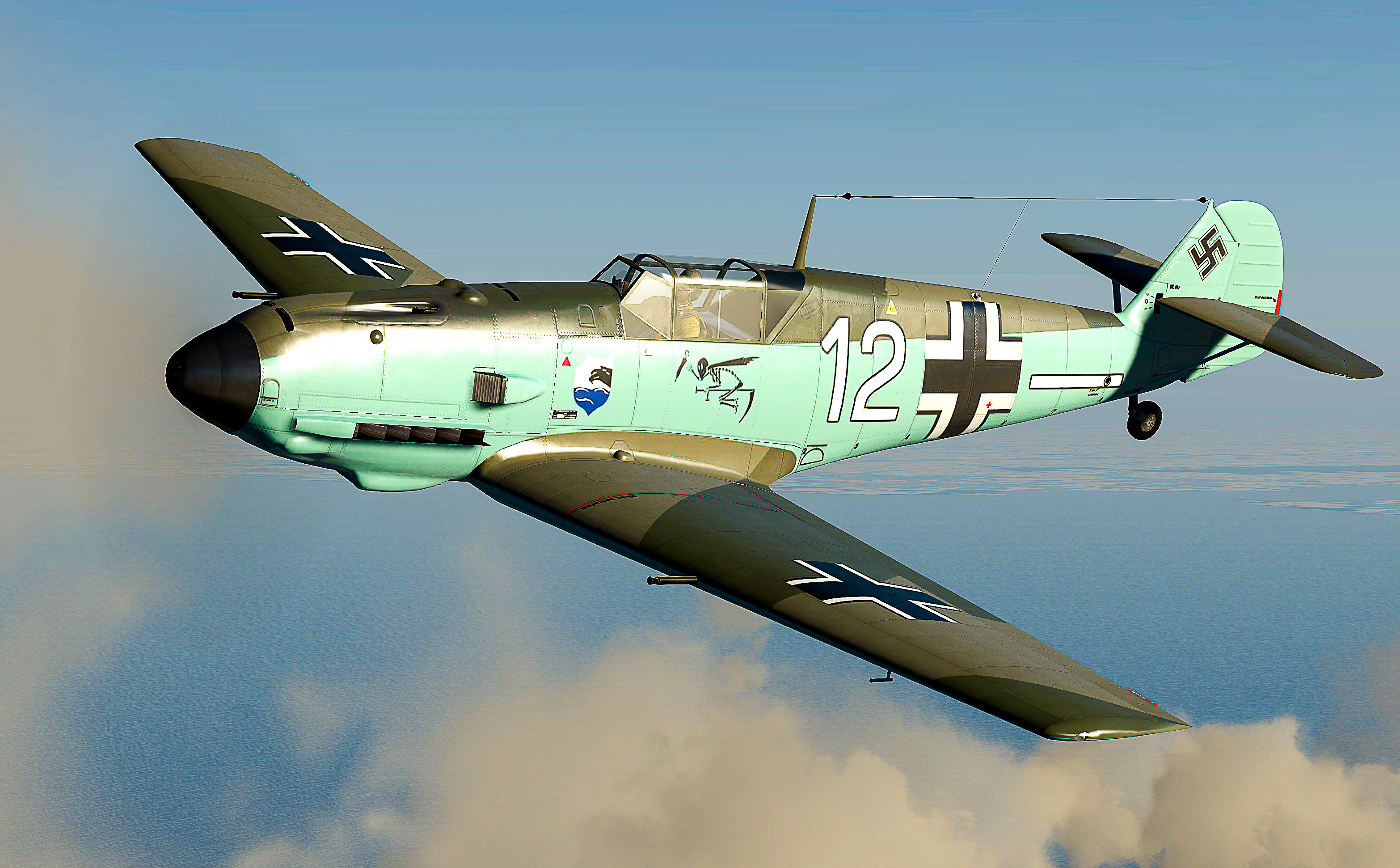 COD asisbiz Bf 109E3 4.JG77 White 12 Georg Schirmbock Kjevik Apr 1940 V05