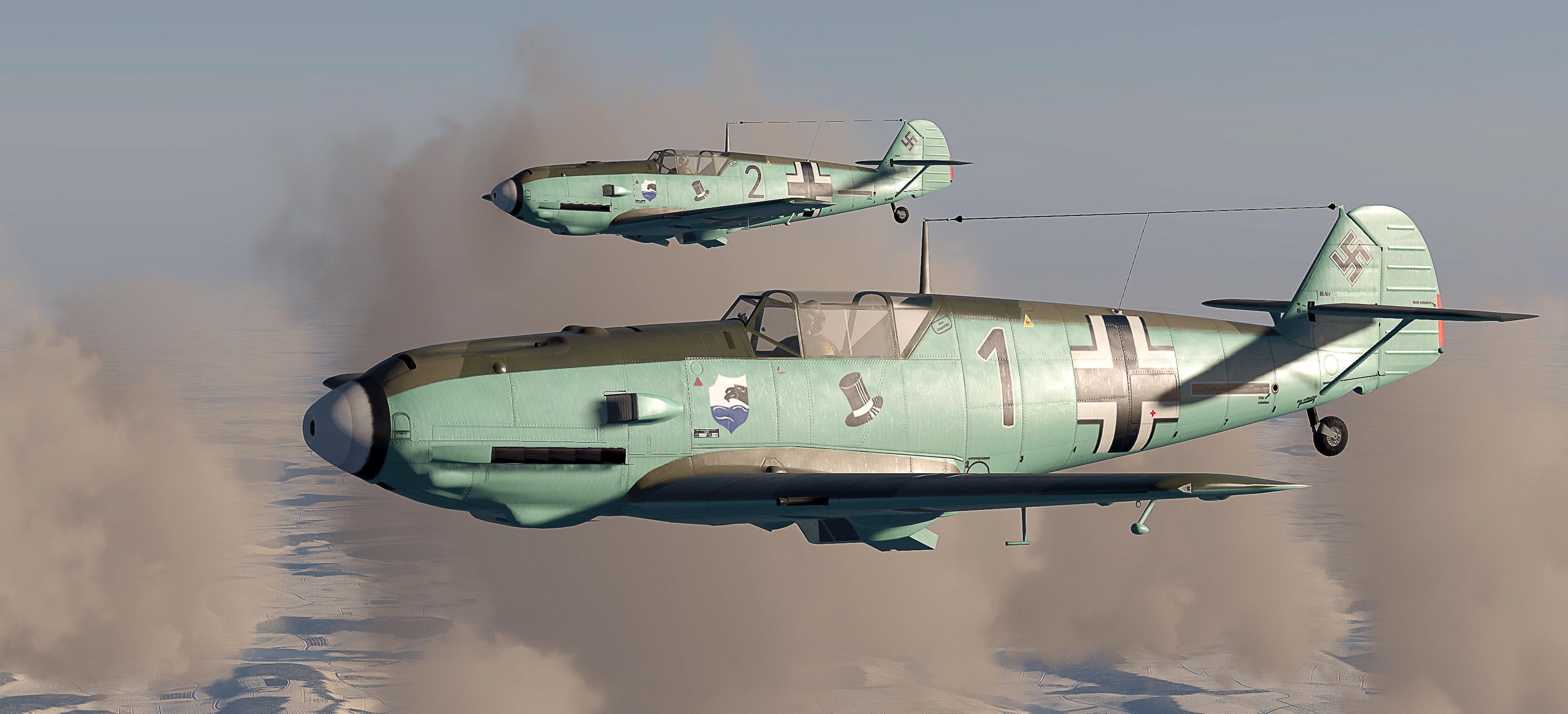 COD asisbiz Bf 109E3 5.JG77 Black 1 Norway 1940 V01
