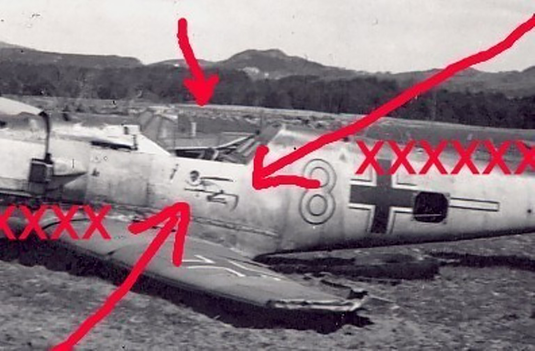 Messerschmitt Bf 109E1 4.JG77 White 8 force landed Stavanger Sola Norway Jun 1940 eBay 01