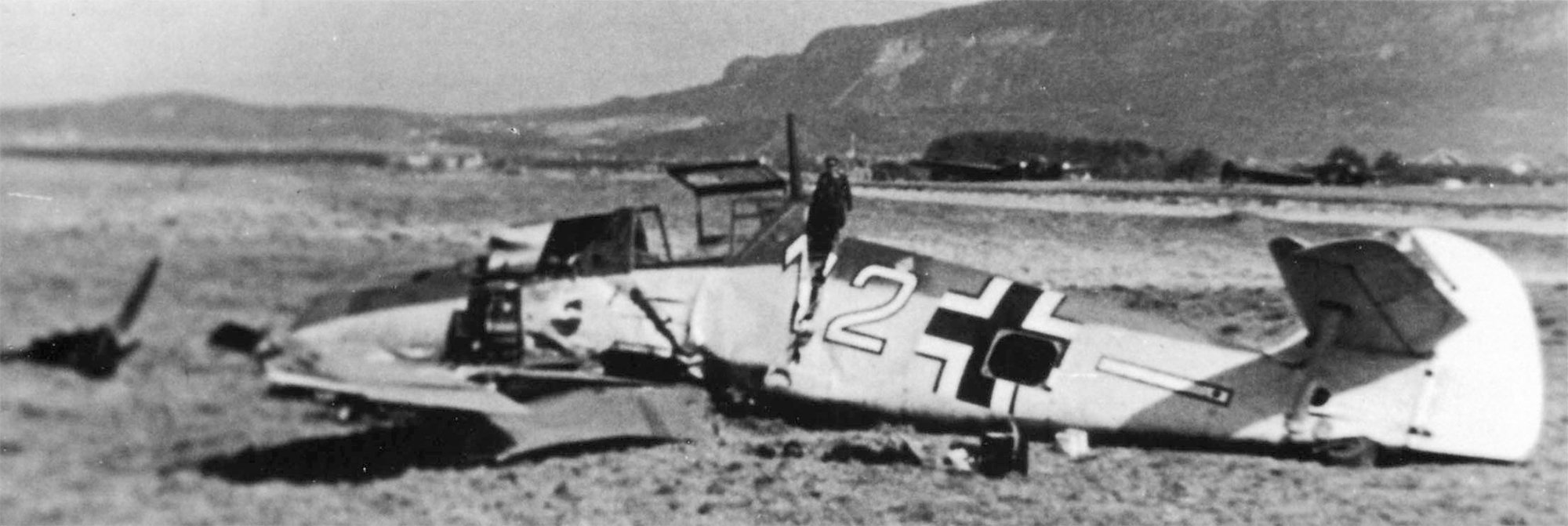 Messerschmitt Bf 109E4 4.JG77 White 12 Georg Schirmbock FL Vaernes 23rd Apr 1940 01