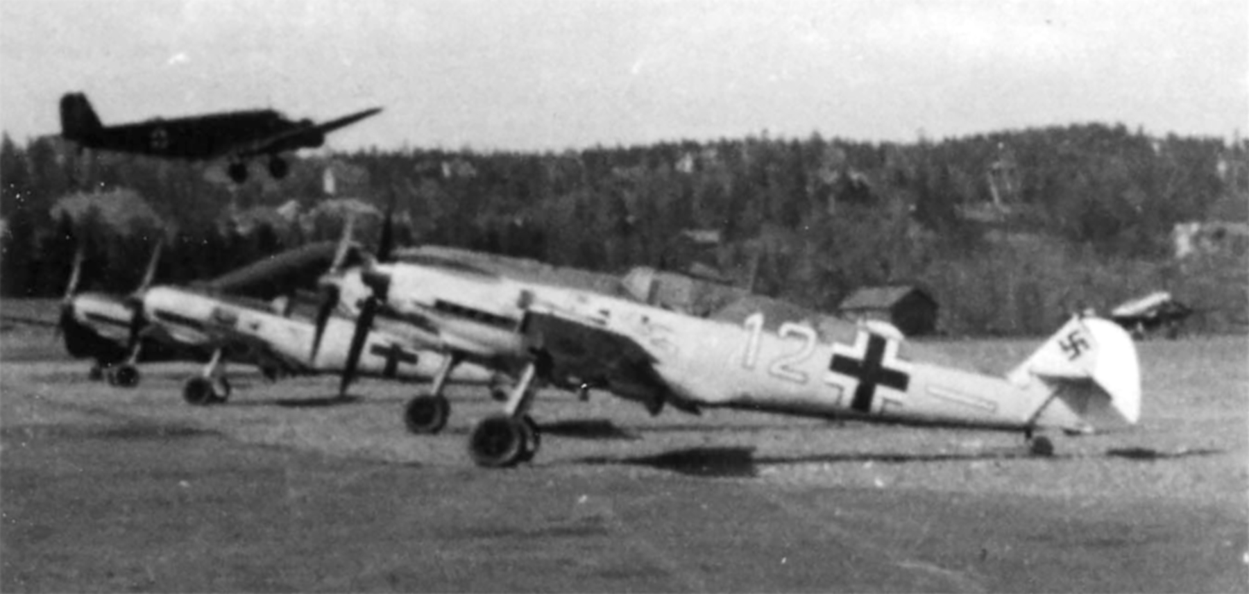 Messerschmitt Bf 109E4 4.JG77 White 12 Georg Schirmbock Kjevik Norway Apr 1940 01
