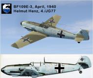 Asisbiz COD EZ Bf 109E3 4.JG77 W12 Helmut Henz Norway Apr 1940 V0A