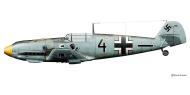 Asisbiz Messerschmitt Bf 109E1 5.JG77 Black 4 Anton Hackl Kristiansand Kjevik Norway Jun 1940 0A