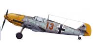 Asisbiz Messerschmitt Bf 109E3 3.JG77 Red 13 Karl Raisinger WNr 5104 crash landed Brighton 25th Oct 1940 0A