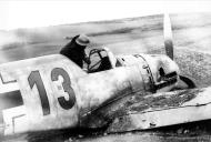 Asisbiz Messerschmitt Bf 109E3 3.JG77 Red 13 Karl Raisinger WNr 5104 crash landed Brighton 25th Oct 1940 IWM HU88413