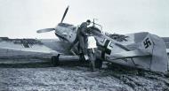 Asisbiz Messerschmitt Bf 109E3 6.JG77 pilot preparing for take off Aalborg Norway 1940 01