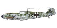 Asisbiz Messerschmitt Bf 109E4 2.JG77 Black 13 Battle of France 1940 0A