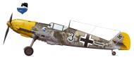 Asisbiz Messerschmitt Bf 109E4 5.JG77 Black 3 Aalborg Norway Mar 1941 0A