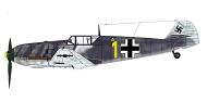 Asisbiz Messerschmitt Bf 109T2 3.JG77 Yellow 1 Franz Wienhusen Norway July 1941 0B