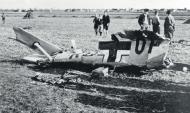 Asisbiz Messerschmitt Bf 109T2 NJG101 Stkz RB+OP test pilot Fritz Wendel WNr 7743 crashsite April 1943 01