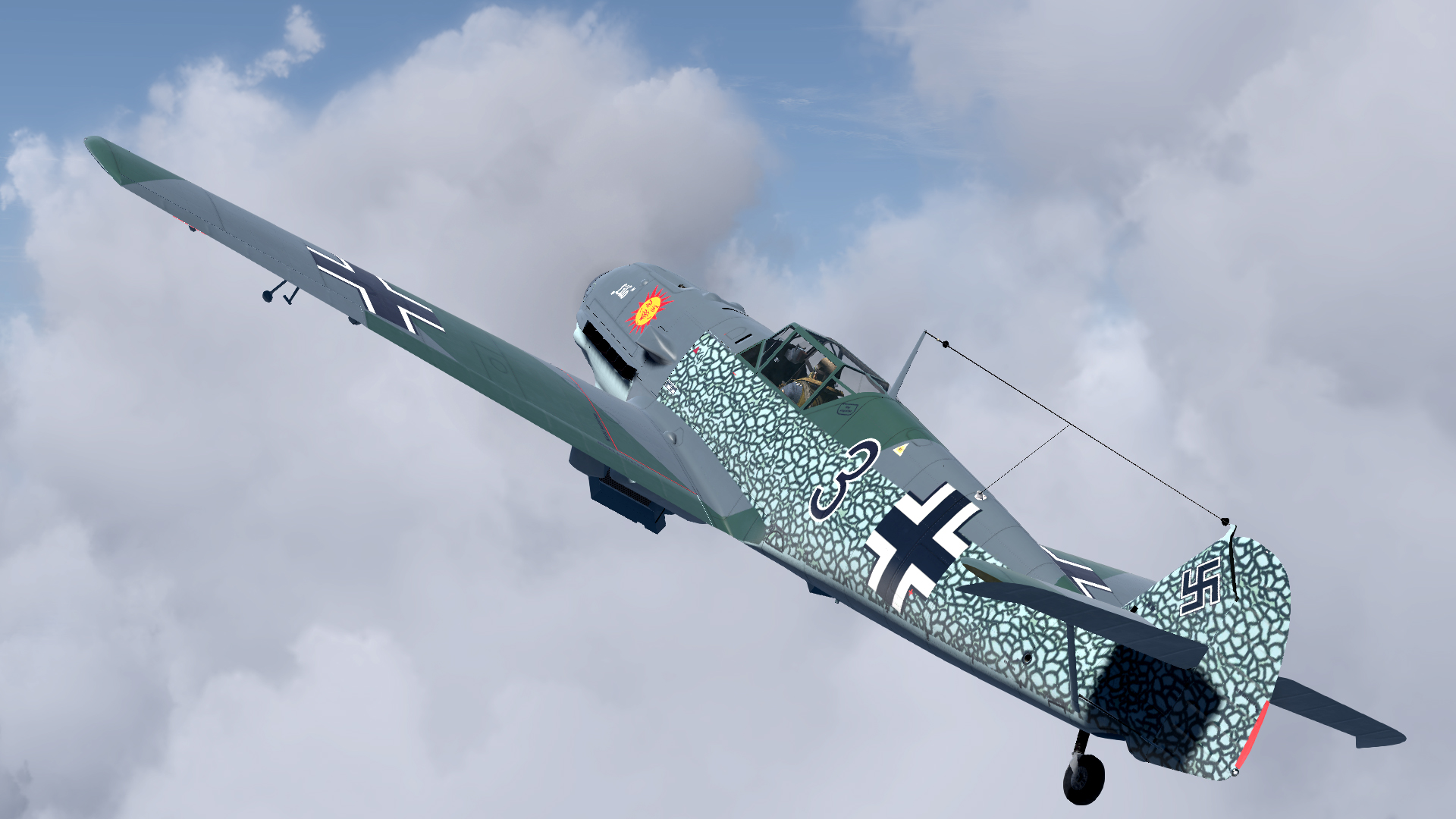 COD asisbiz Bf 109E4 2.JG1 Black 1 Heinz Knoke Lilo Holland Aug 1941 B02