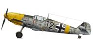 Asisbiz Messerschmitt Bf 109E4 2.(J)LG2 Black 12 Balkans 1941 0A