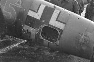 Asisbiz Messerschmitt Bf 109E7B 3.(J)LG2 Brown 5 showing flack damage 1941 02