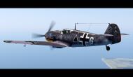 Asisbiz COD WN Bf 109E3B 2.JG27 White G with a damaged rudder V04