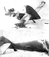 Asisbiz Messerschmitt Bf 109E4B 5.(S)LG2 Triangle Black M crash site Soviet Russia 1941 01