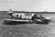 Asisbiz Messerschmitt Bf 109E1 3.(J)LG2 Brown 8 WNr 1168 belly landed France 1940 02