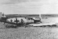 Asisbiz Messerschmitt Bf 109E1 3.(J)LG2 Brown 8 WNr 1168 belly landed France 1940 03