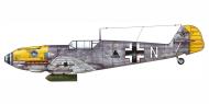 Asisbiz Messerschmitt Bf 109E4B 4.(S)LG2 Triangle N Josef Harmeling WNr 5593 crash landed Essex England 29th Oct 1940 0B