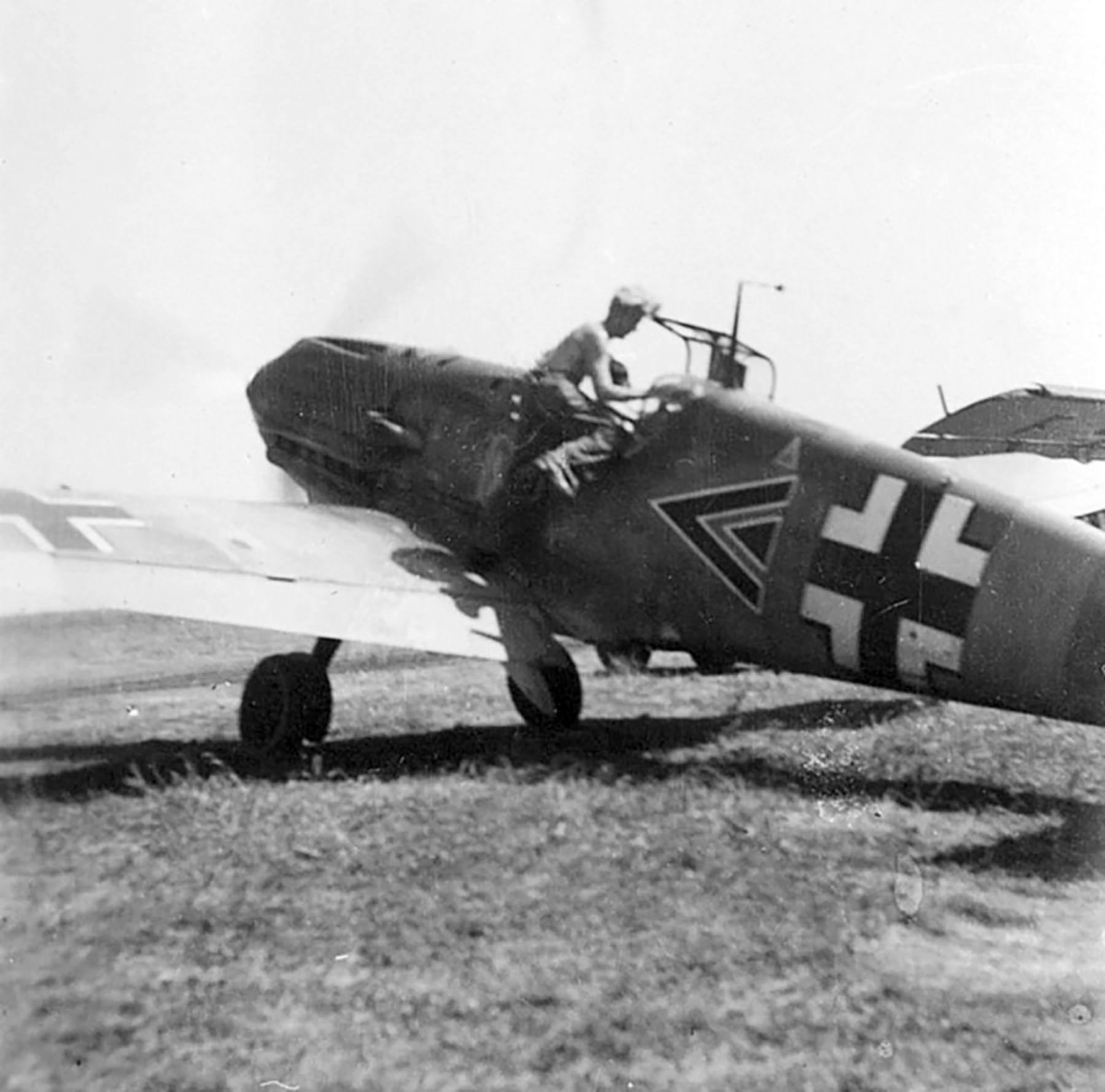 Messerschmitt Bf 109E3 Stab I.LG2 Kommandeur Herbert Ihlefeld WNr 6095 Russia Jul 1941 13