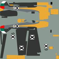 Asisbiz COD asisbiz Bf 109E7 Vazdushni Voyski White 9 Bulgaria 1941 RLM 70B