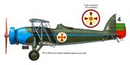 Asisbiz Kaproni Bulgarski KB 4 KB 4 Tchutchuliga II Black 4 trainer in pre war markings 1937 39 0A