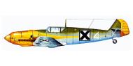 Asisbiz Messerschmitt Bf 109E RBAF White 4 Stoyan Stoyanov 1943 0B