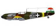 Asisbiz Messerschmitt Bf 109E3 RHAF 101Gr.2 V5+06 Eastern Front 1942 0A