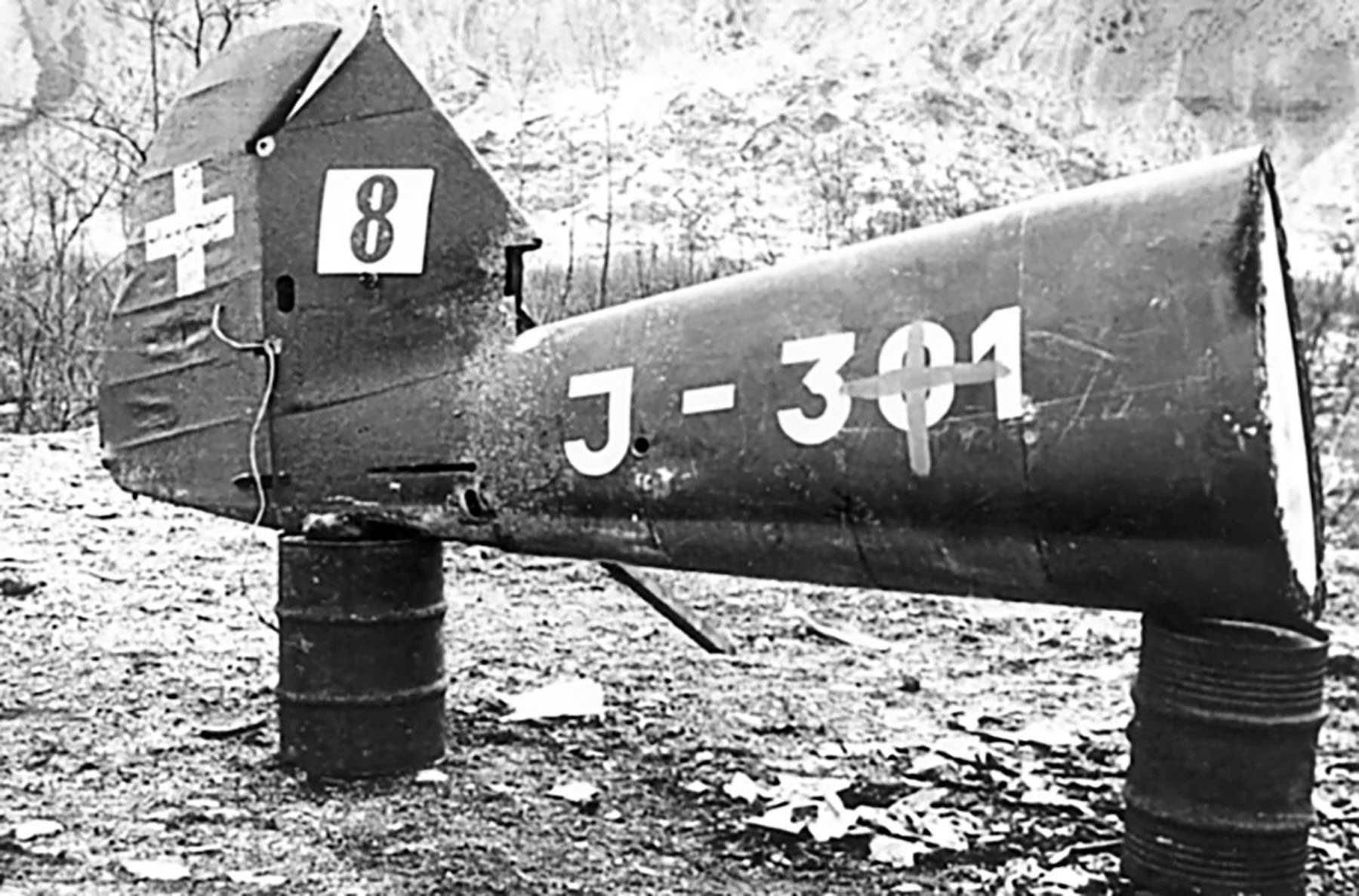 Messerschmitt Bf 109D1 Swiss J301 WNr 2297 tail section Switzerland 01