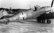 Asisbiz Messerschmitt Bf 109E4B Stab StG2 Green C triangle 1941 01