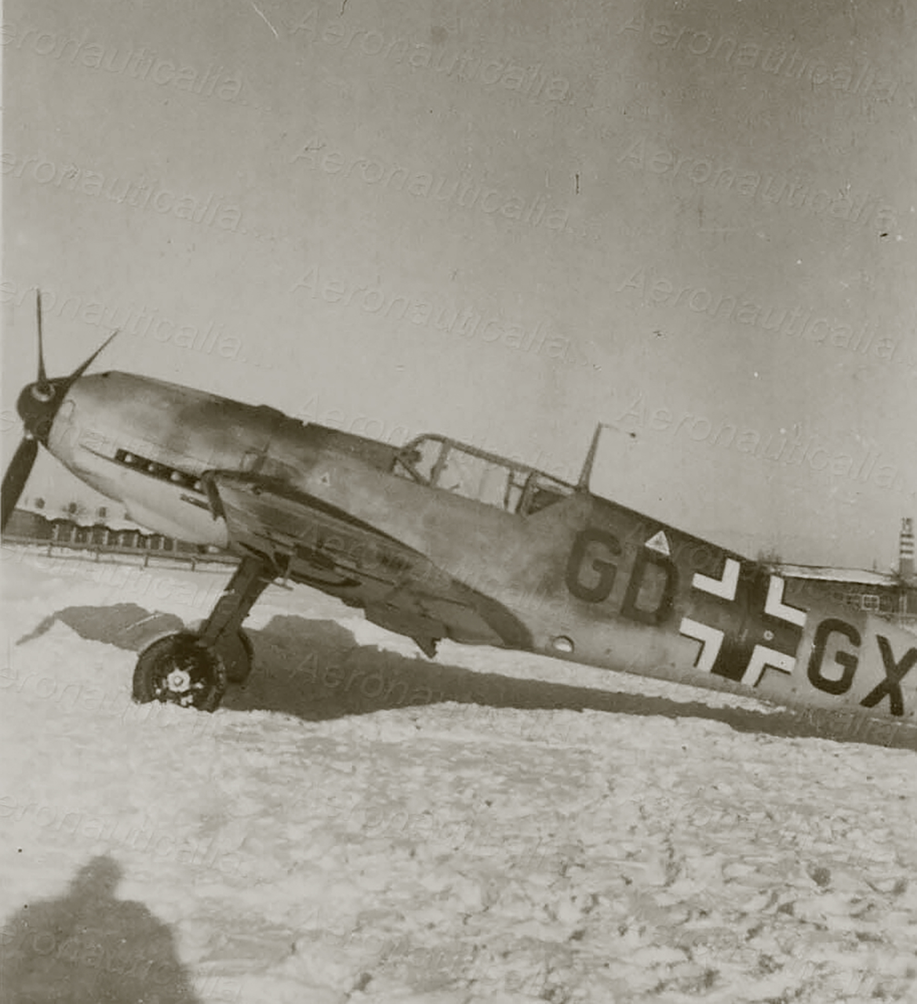 Messerschmitt Bf 109E3 Stkz GD+GX Germany winter eBay 01