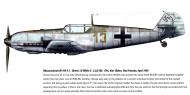 Asisbiz Messerschmitt Bf 109E1 6.(J)TG186 Brown 13 Kurt Ubben Oslo Fornebu Norway Apr 1940 0A