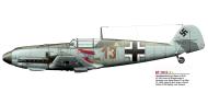 Asisbiz Messerschmitt Bf 109E1 6.(J)TG186 Brown 13 Kurt Ubben Wangerooge Germany 10th May 1940 0A