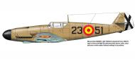 Asisbiz Messerschmitt Bf 109F4 Spanish Air Force 23 51 C4F 145 Spain 1943 0A