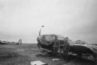 Asisbiz Ostfront abandoned Messerschmitt Bf 109F stab aircraft written off after landing on its back ebay6