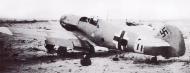 Asisbiz Messerschmitt Bf 109F6Trop 2.(H)14 Black 11 airframe abandoned in North Africa 1942 01