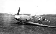 Asisbiz Messerschmitt Bf 109F2 Stab JG1 landing mishap Jever June 1941 ebay1