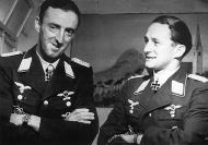 Asisbiz Aircrew Luftwaffe JG2 ace Egon Mayer with Hermann Graf 01